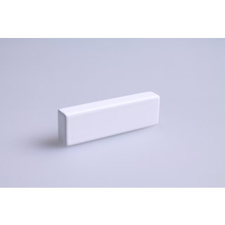 I.B.E. Meubelknop PICCOLO mat wit rechthoekig 8x50 mm