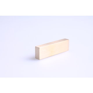 I.B.E. Möbelknopf PICCOLO Messing rechteckig 8x50 mm