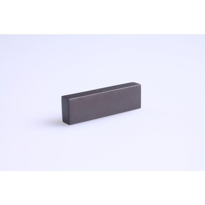 I.B.E. Dark bronze furniture knob PICCOLO rectangular 8x50 mm