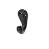 I.B.E. Black coat hook single 51 mm high