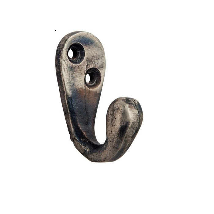 I.B.E. Retro coat hook single 51 mm high Rust
