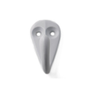 I.B.E. White coat hook single 36 mm high