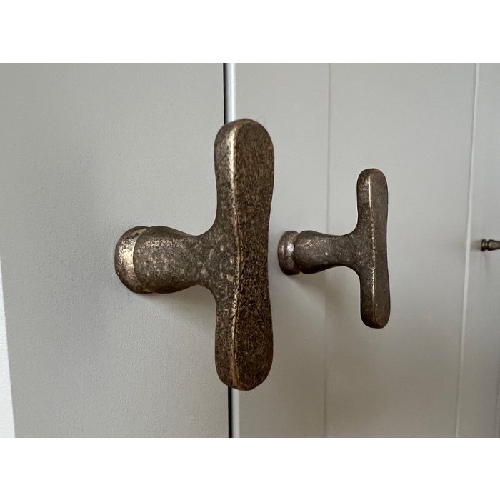 Dauby Poignée de meuble bronze brut PBU-45mm (RB)