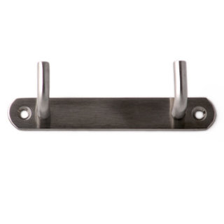 I.B.E. Kapstok DECO 130 mm RVS 2 haken