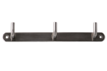 Kapstok DECO 220 mm RVS 3 haken