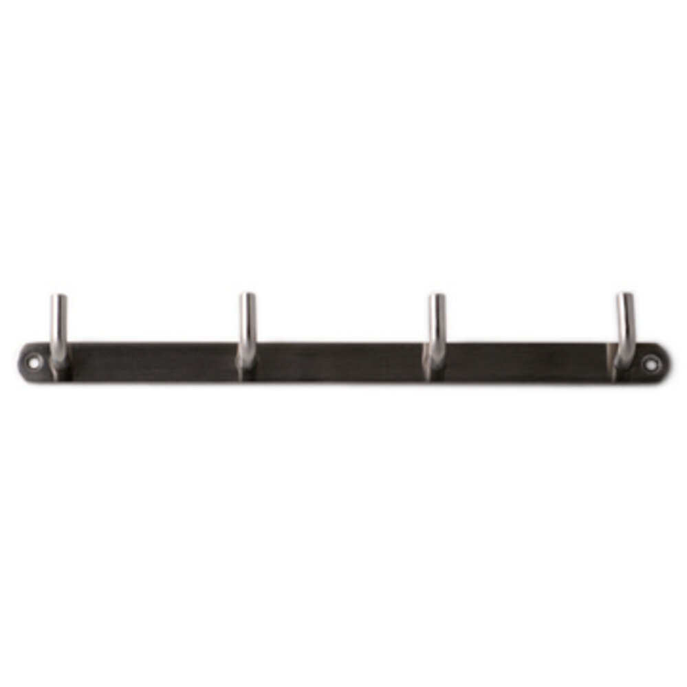 Kapstok DECO 310 mm RVS 4 haken