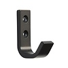 I.B.E. Black coat hook single 54 mm high