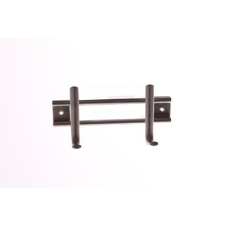 I.B.E. Coat rack 2 angled 160 mm stainless steel