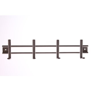 I.B.E. Kapstok 4 haaks 355 mm breed RVS