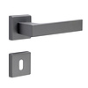 Fimet Door handles Kubo anthracite grey