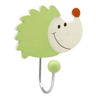 I.B.E. Children's hook HEDGEHOG green