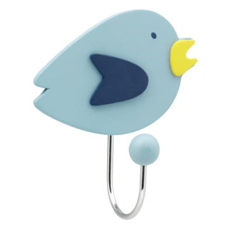 I.B.E. Children's hook BIRD blue