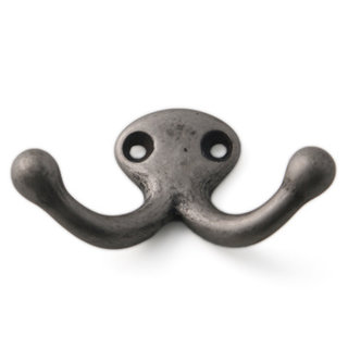 I.B.E. Patère double 72 mm de large Tin bronze 2 trous