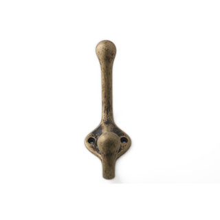 I.B.E. Hat/coat hook 152 mm high Antique bronze