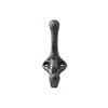 I.B.E. Hat/coat hook 73 mm high Antique Tin