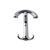 I.B.E. Hat/coat hook Zamac chromed 134 mm high