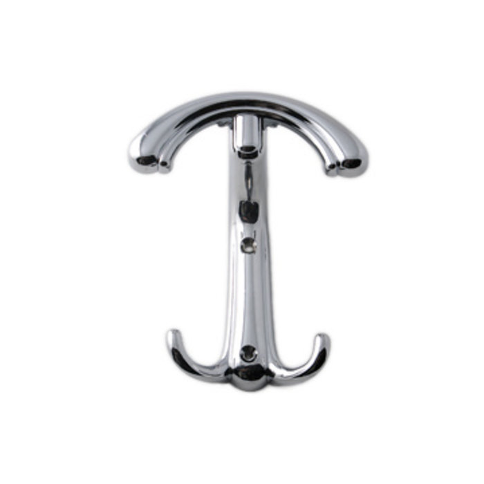 I.B.E. Hat/coat hook Zamac chromed 134 mm high