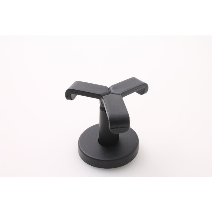 I.B.E. Black Ceiling Hook TRIO 3 angled Ø 62 mm rotating