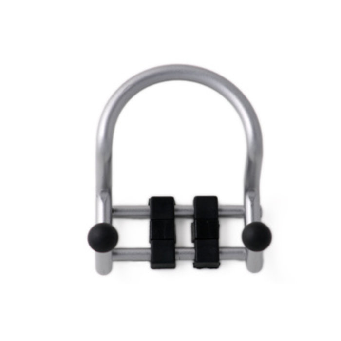 I.B.E. Garderobe DECO 1 Aluminiumfarbe