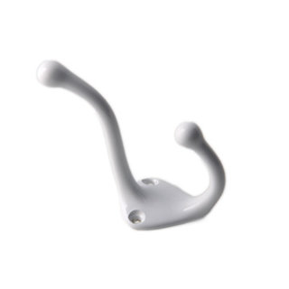 I.B.E. Hat/coat hook 75 mm high single white