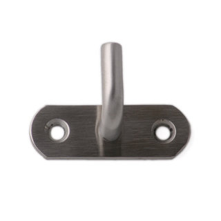 I.B.E. Garderobenständer DECO 58 mm Edelstahl mit 1 Haken