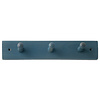 I.B.E. Plankkapstok beuk met 3 haken 320 mm breed Blauw