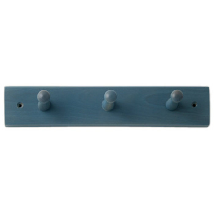 I.B.E. Blue Shelf coat rack beech with 3 hooks 320 mm wide