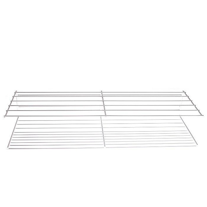 I.B.E. Wall shoe rack SCALA 750 mm wide wardrobe Aluminum color