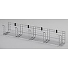 I.B.E. Wall rack KIDS SCALA 750 mm wide aluminum color