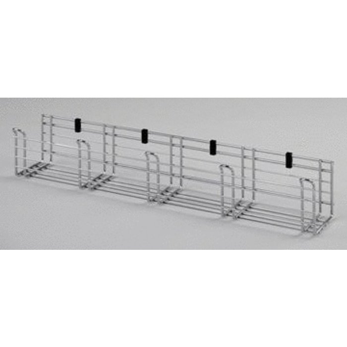 I.B.E. Wall rack KIDS SCALA 750 mm wide wardrobe aluminum color