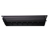I.B.E. Wall rack Wood 750 mm wide lacquered black