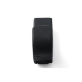 I.B.E. Kleiderhaken aus Kunststoff einzeln 54 mm hoch schwarz