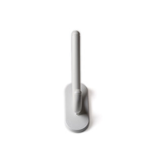 I.B.E. Plastic Coat/hat hook single White