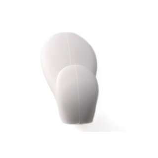 I.B.E. Patère en plastique ECHO blanc mat