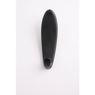 I.B.E. Plastic Coat/hat hook SURF single matt Black