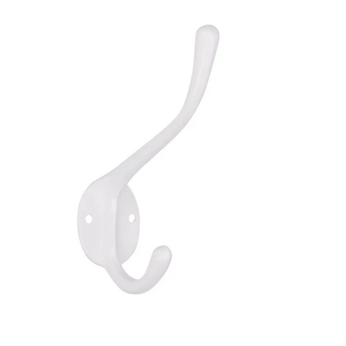 I.B.E. Retro Hat/coat hook 120 mm high White