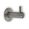I.B.E. Single coat hook in stainless steel 62 mm deep