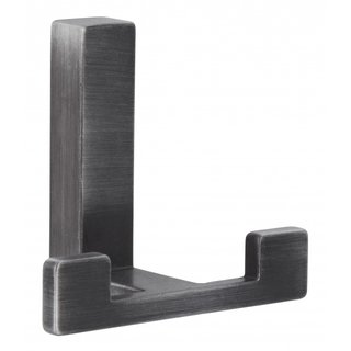 I.B.E. Coat hook double 70 mm wide iron