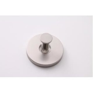 I.B.E. Coat hook "PUSCH" round matt Nickel