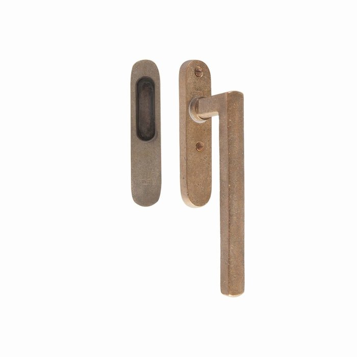 Dauby poignée coulissante de levage de pièce PSLD bronze brut aveugle