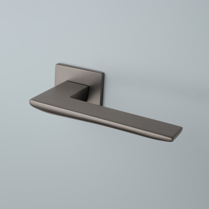 Aprile Solid Aprile door handles IRIS square 52x52x5 mm Graphite gray