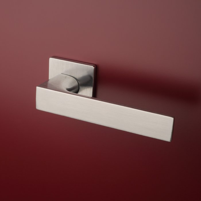 Aprile Solid Aprile door handles ALISSO square 52x52x5 mm brushed chrome