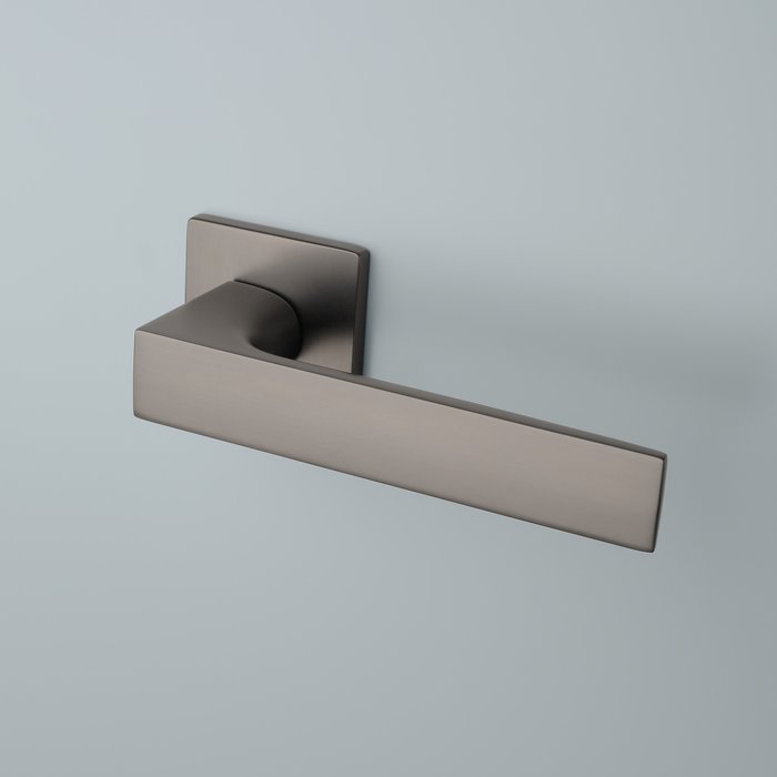 Aprile Poignées de porte solides Aprile ALISSO carrées 52x52x5 mm Gris graphite