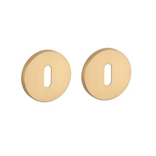 Aprile APRILE Schlüsselplatten rund Ø 53x7mm mattgold