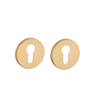 Aprile Plaques cylindre Aprile rondes Ø 53x7mm or mat