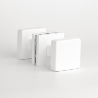 Aprile Paar weiße Aprile-Türklinken MORA