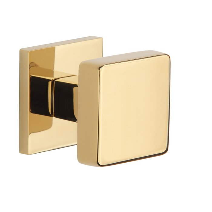 Aprile Pair of doorknobs Aprile MORA square 52x52 mm Gold PVD