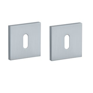STILE Stile sleutelplaatjes vierkant 53x53x7mm mat Chroom