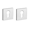 STILE Stile cylinder plates square 53x53x7mm Chrome polished