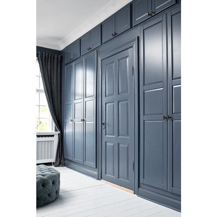 Furnipart Furnipart Möbelknopf MANOR T-Modell Kreuzschliff 54 mm Antikmessing